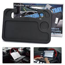 Car steering wheel table laptop tablet iPad or laptop car travel table food hook on the steering wheel tray suitable for constant travelers suitable for most cars