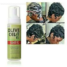 ORS Olive Oil Hold And Shine Wrap Set Mousse