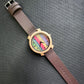 Women’s Luxury Wood Dial/Leather Strap Watch