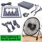 Solar Power Energy Lighting System Kit With 3 LED Lights, 1 Fan & 1 Solar Panel