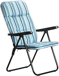 Foldable Luxury Striped Chair
