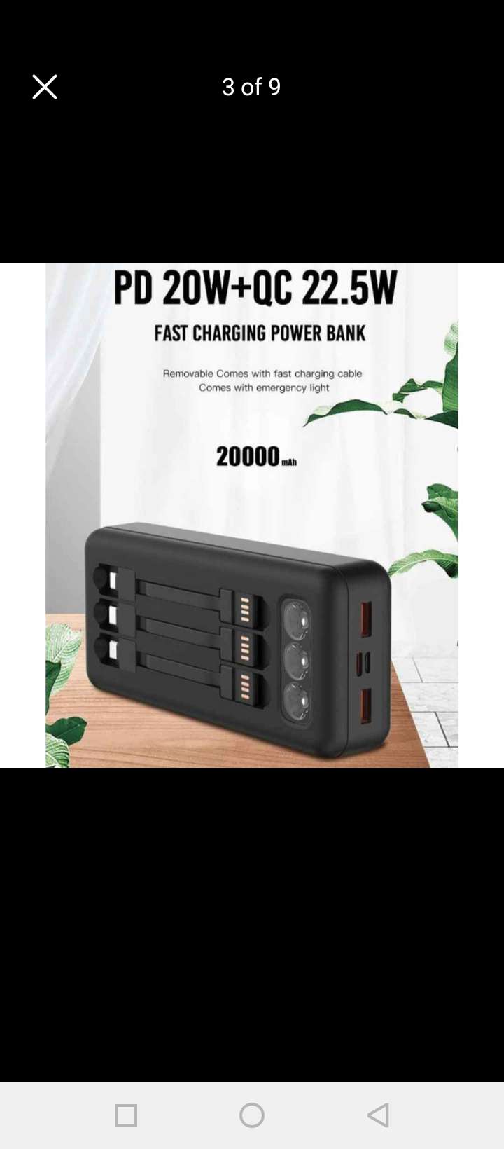 Sovo X18 20000mah Power Bank 22.5w Fast Charging Power Bank Q.c.3.0 Pd Fast Charging