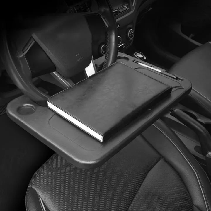 Car steering wheel table laptop tablet iPad or laptop car travel table food hook on the steering wheel tray suitable for constant travelers suitable for most cars