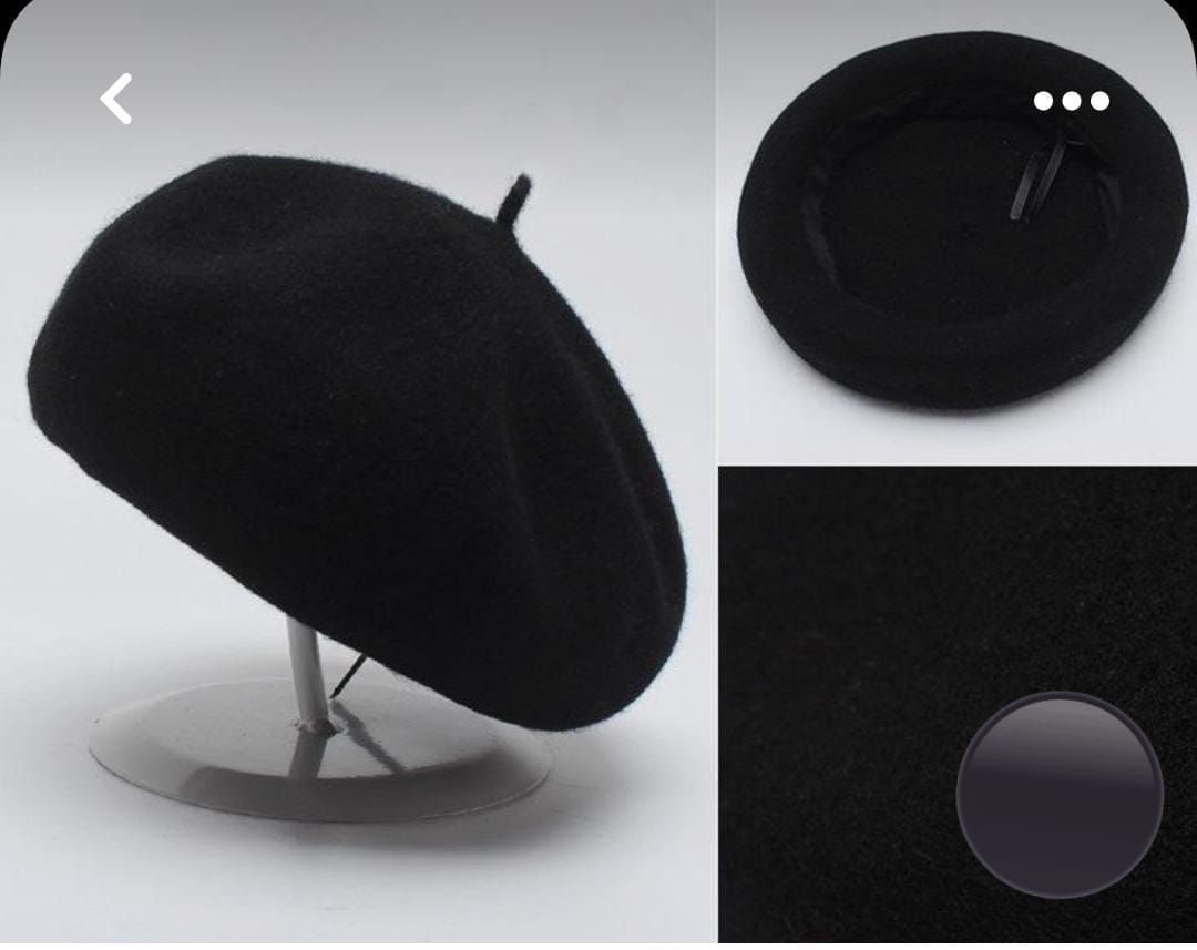 Beret Hats Women Winter French Hat Girls Solid Color Fashion Autumn Winter Beret