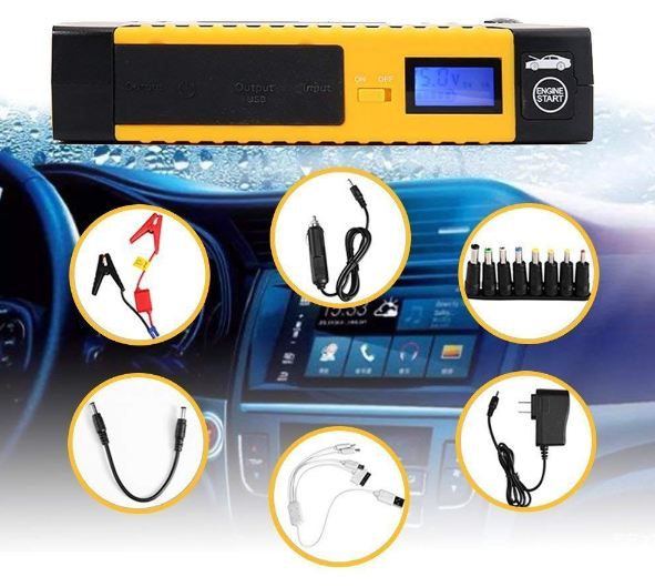 JG103 Automobile Emergency Mobile Power Supply With 3 Bright Emergency Light