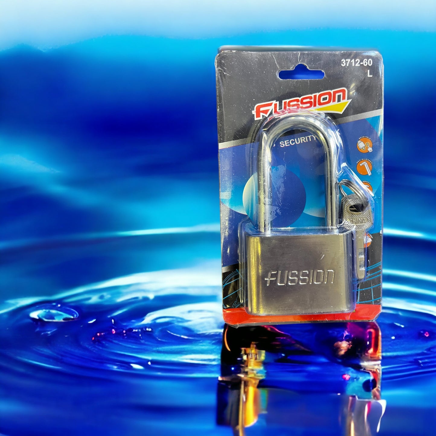 Top Security Padlock Long Shackle St60mm