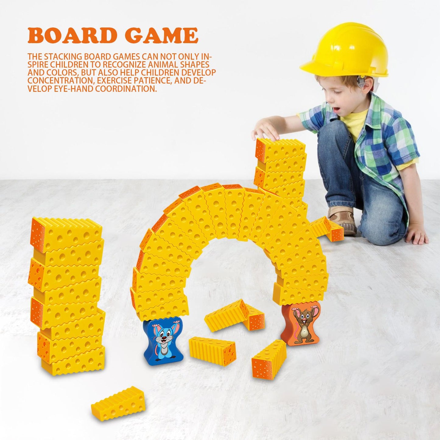 Game Toy Mouse Cake Stacking Balancing Games For Kids