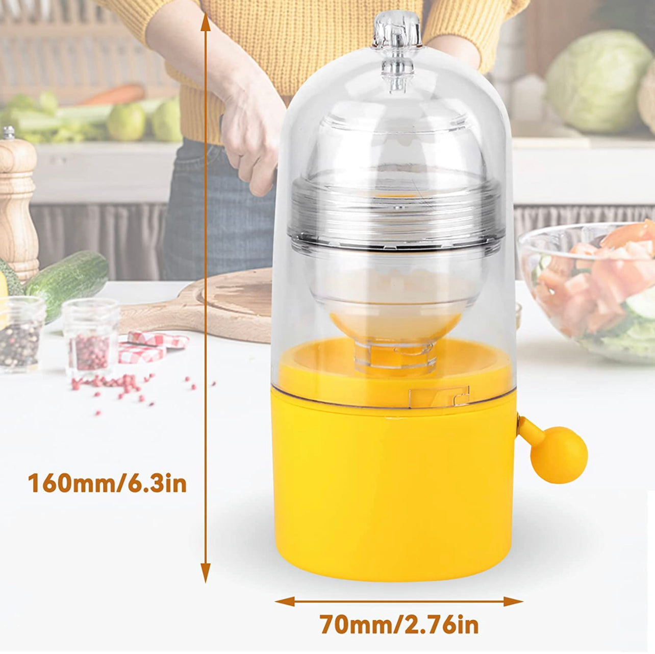 Egg Scrambler, Silicone Manual Egg Shaker White Yolk Mixer Golden Egg Maker Kitchen Cooking Tools for Making Hard Boiled Eggs