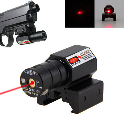 Tactical Red Dot Laser Sight Compact with Battery Adjustable 11/20mm Rail Mount Riflescope LED Flashlight for Hunting 20mm Rail Equipment