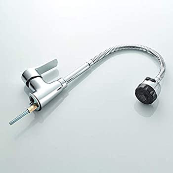 Kicthen Fexible Spout, 2 Funtion Sink Tap, Chrome
