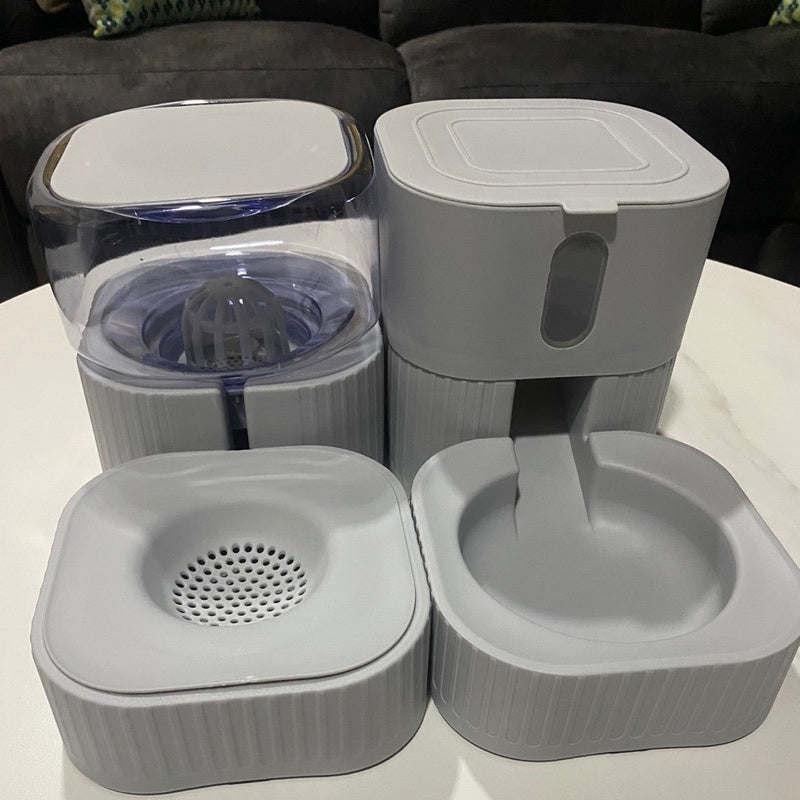 Pet Water Fountain/Feeder 1.8L