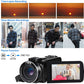 Digital Video Camera 36MP 2.7K Night Vision Camera 16X Digital Zoom 3.0" Screen