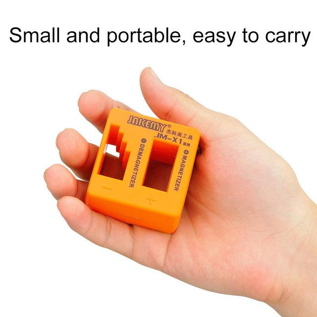 Screwdriver Magnetizer Demagnetizer Magnetic Pick Up Tool-Black