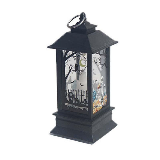 Halloween Decoration Props LED Portable Small Wind Lantern