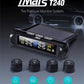 TPMS Solar Power Tire Pressure Monitor System Universal Tester Wireless LCD Display with 4 External