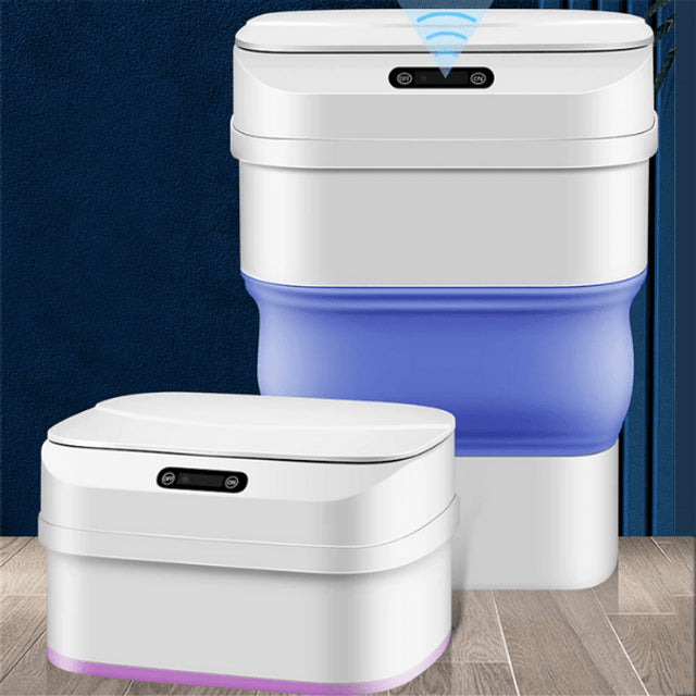 Smart Sensor Folding Trash Can