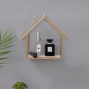 Multipurpose Wooden Wall-Mounted Storage Shelf