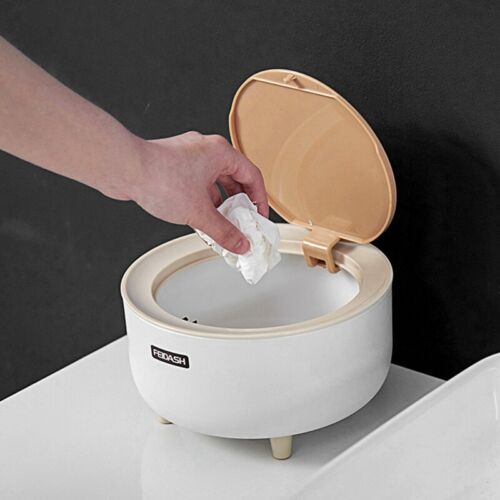 Mini Nordic Style  Push Top Trash Can with Lid