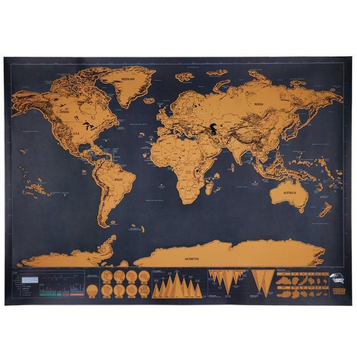 Mini Scratch Map Scratch Map Deluxe Edition – Megamall Online Store